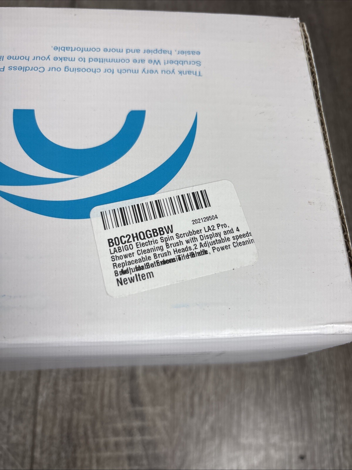 LABIGO Electric Spin Scrubber LA2 Pro Shower Cleaning Brush – – Scratch & Dent
