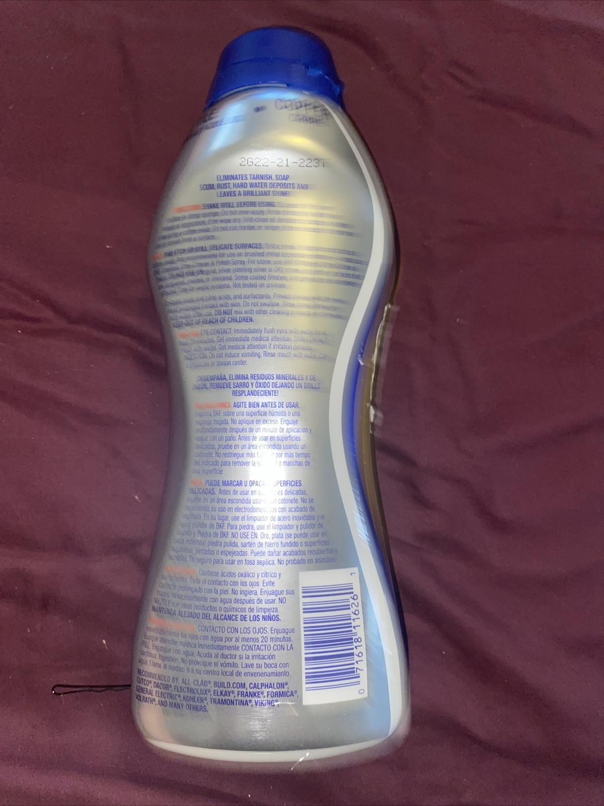Bar Keepers Friend 11624 26 Oz Liquid Cleanser