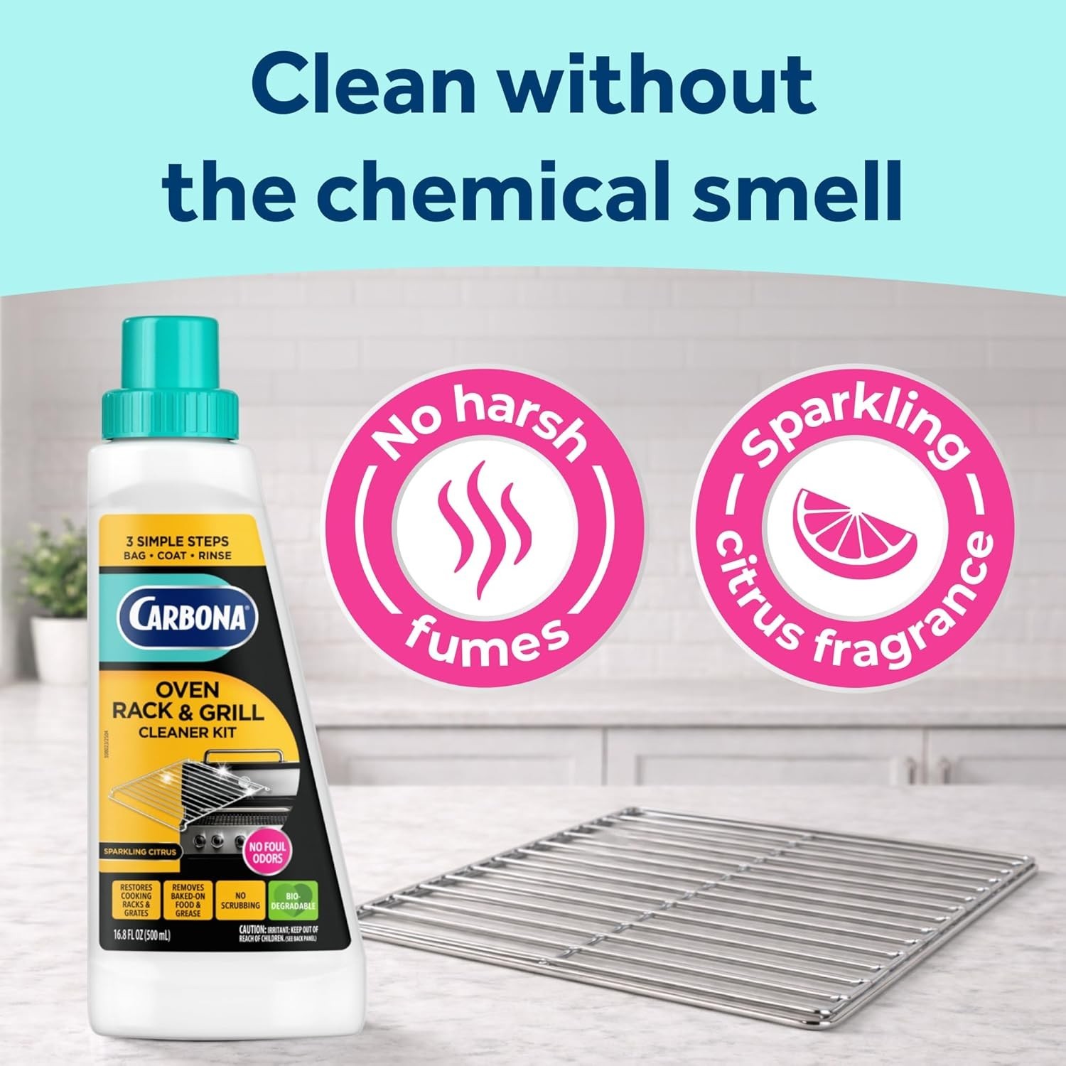 Fume-Free Oven Rack & Grill Cleaner Kit – Ultimate Grease & Grime Eliminator