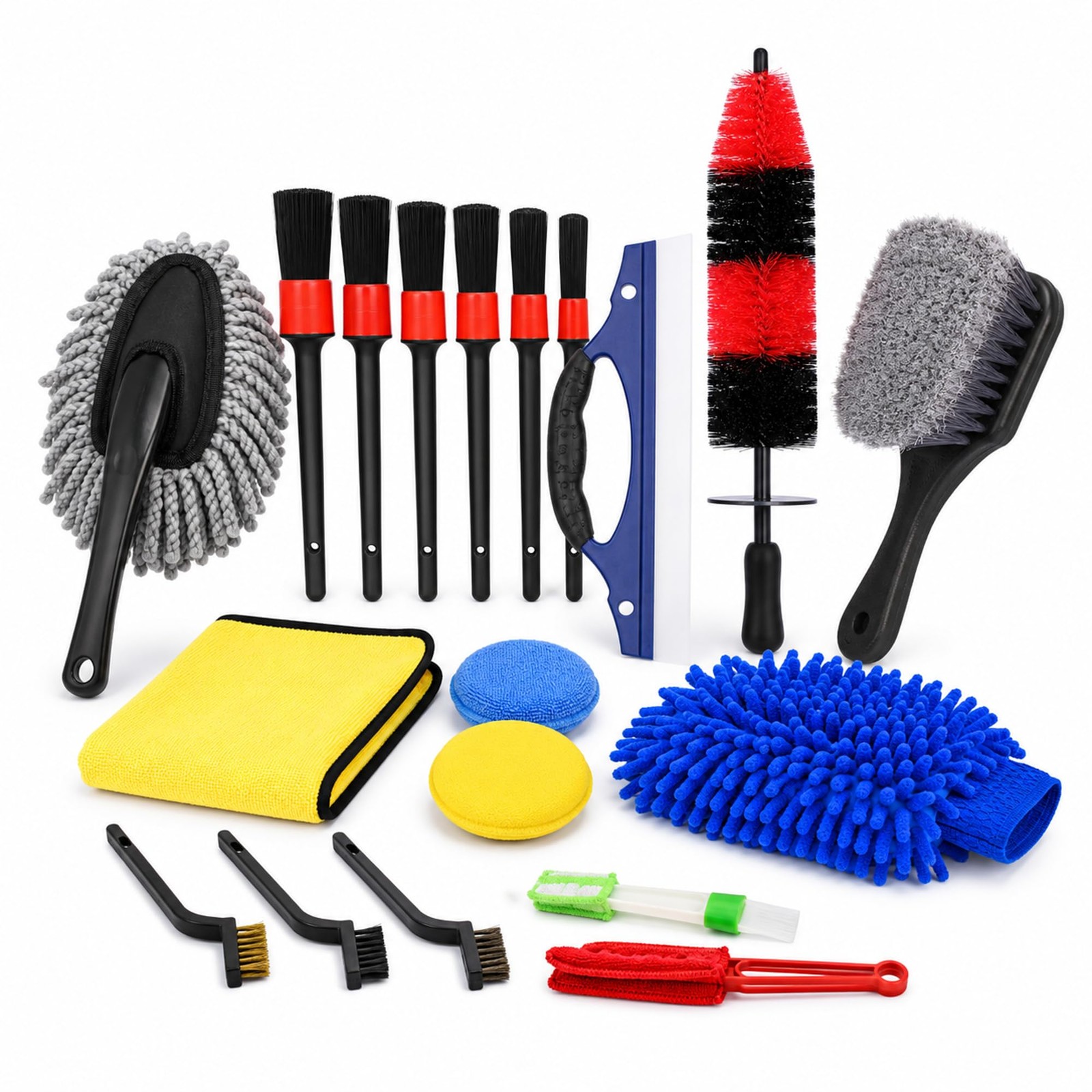 18-Piece Car Detailing Kit – Complete Car Interior Detailing Kit and Exterior…
