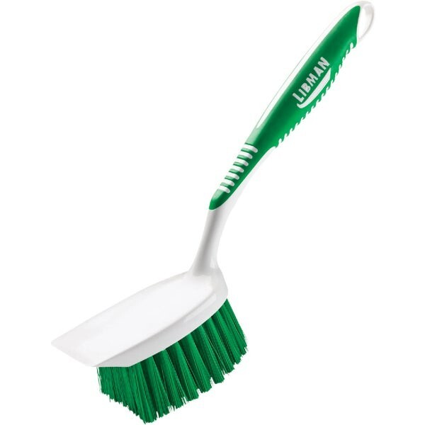 (4)-Libman 11.13 In. Recycled PET Water Bottle Polypropylene Plastic Scrub Brush