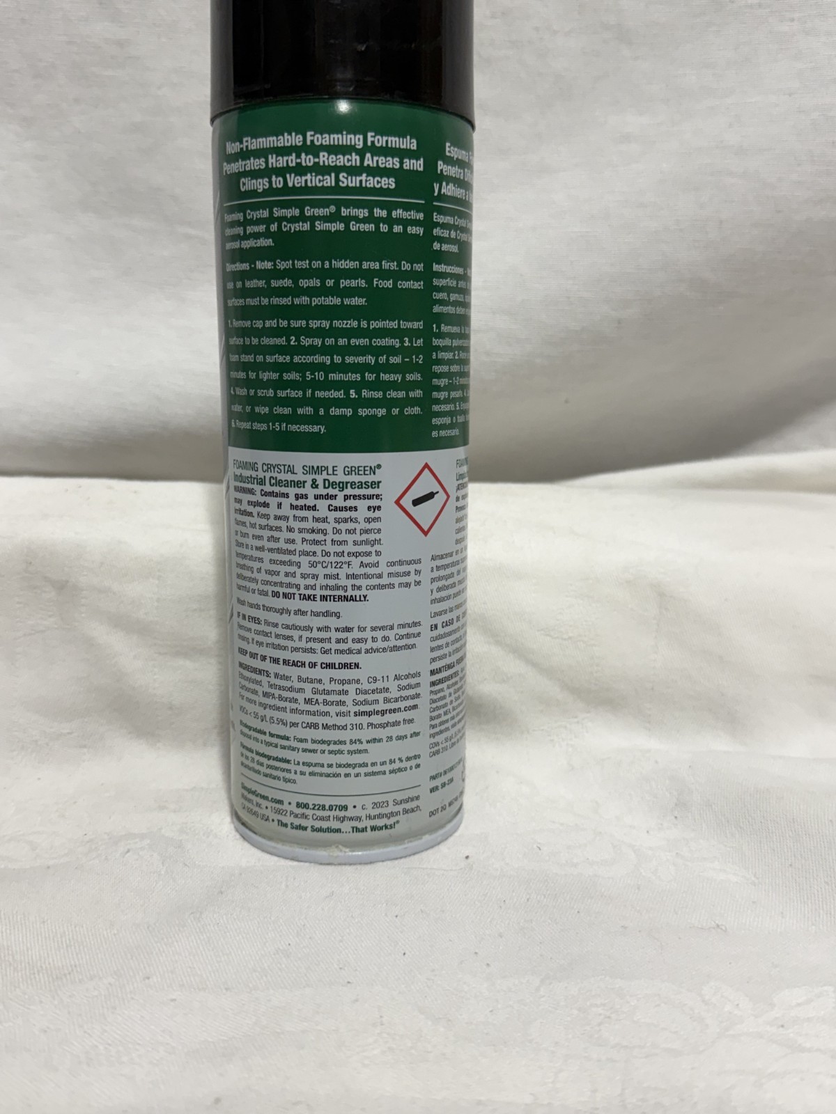 Simple Green 0610001219010 Crystal Industrial Cleaner And Degreaser, 20 Oz