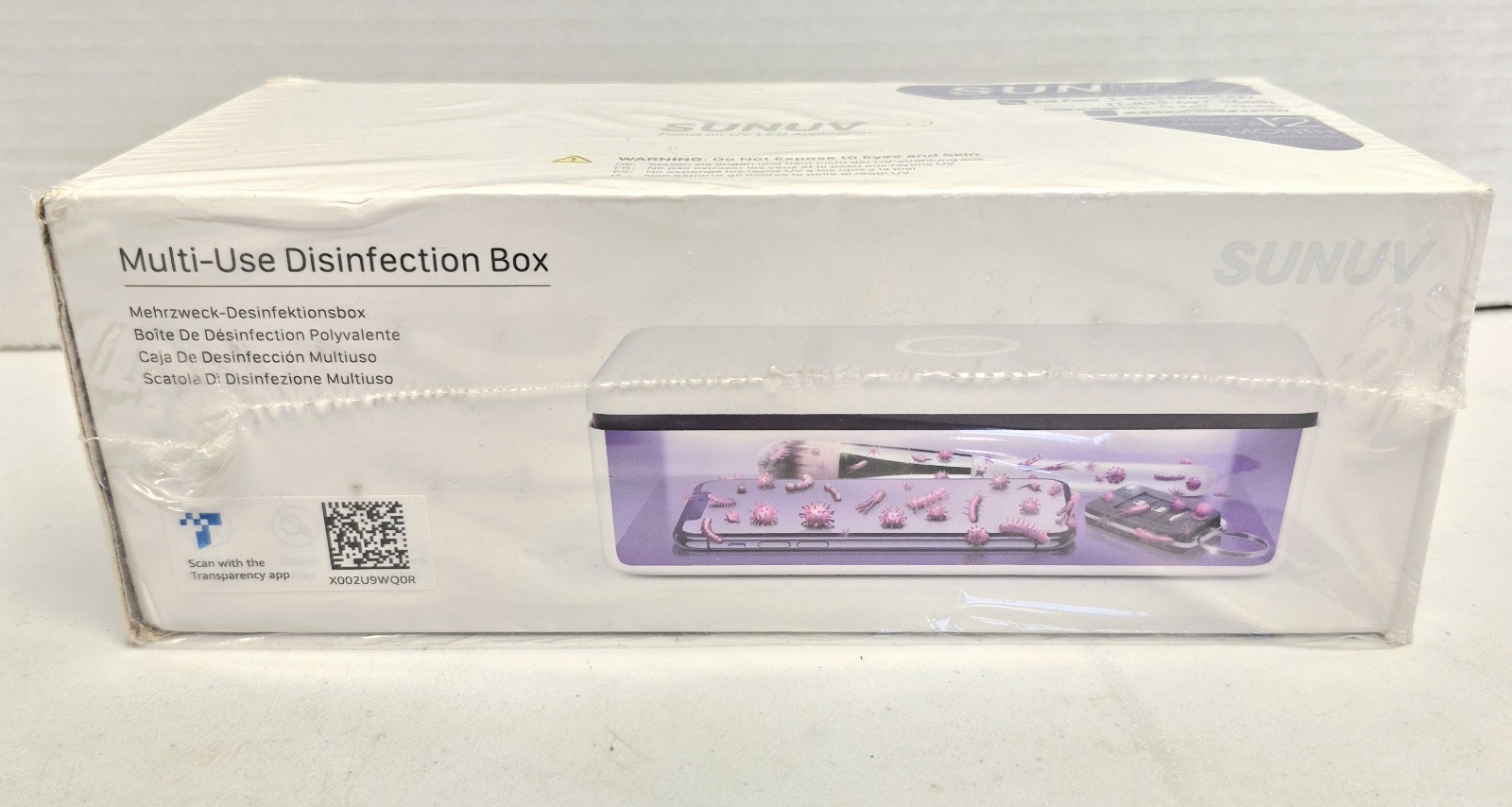 Sunuv Sanitizer Box Jewelry Watch Glasses Phone UV Sterilizer Disinfection New