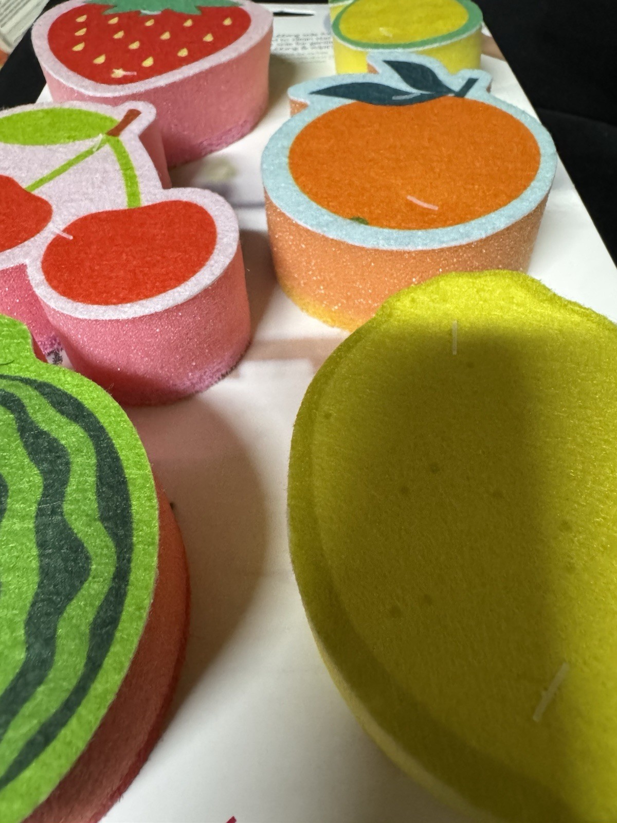 Joie Fruit Sponges, 6 Pack – 10.5×6.2x3cm New