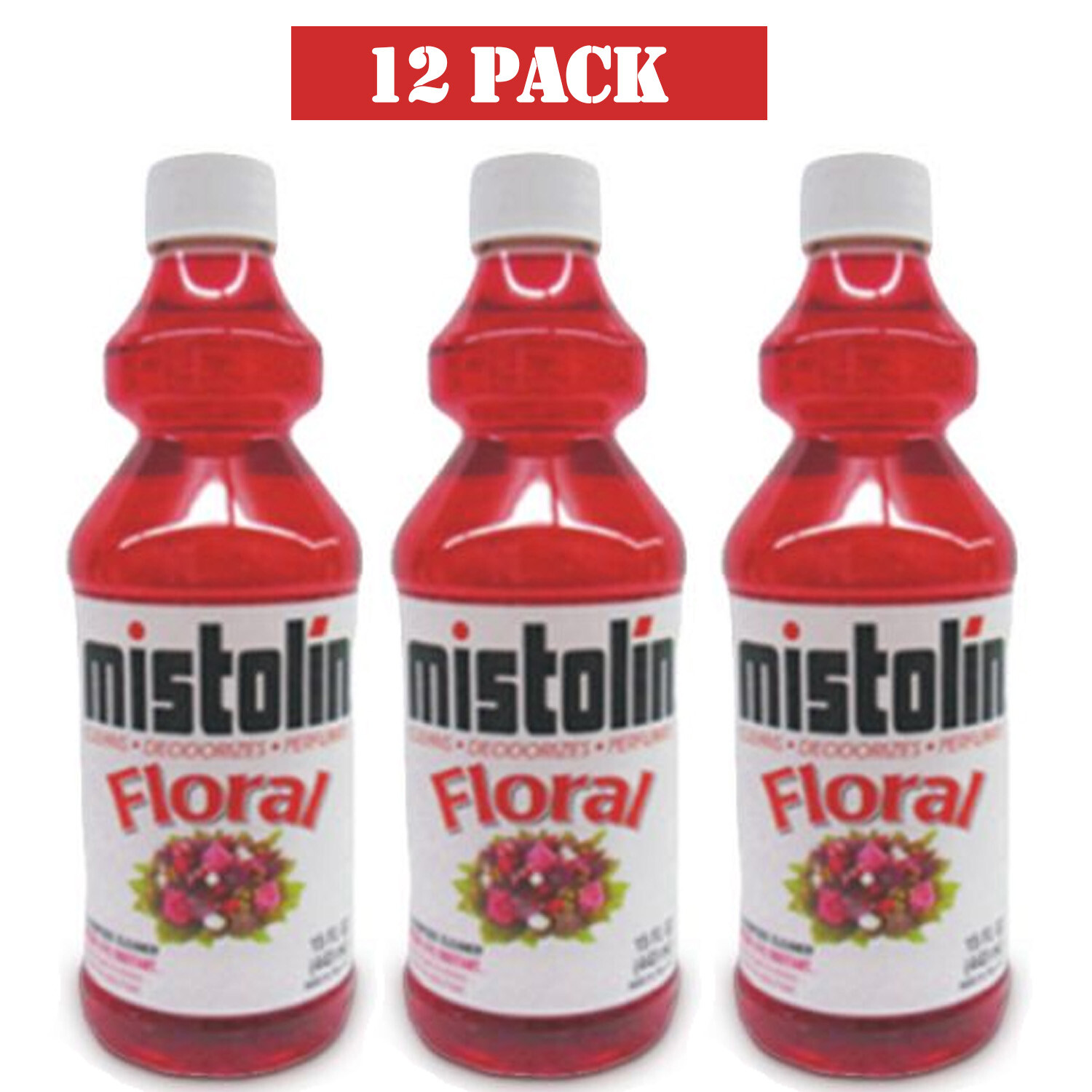 Mistolin General All Purpose Cleaning Solution Floral Scent 15 fl oz (12 PACK)