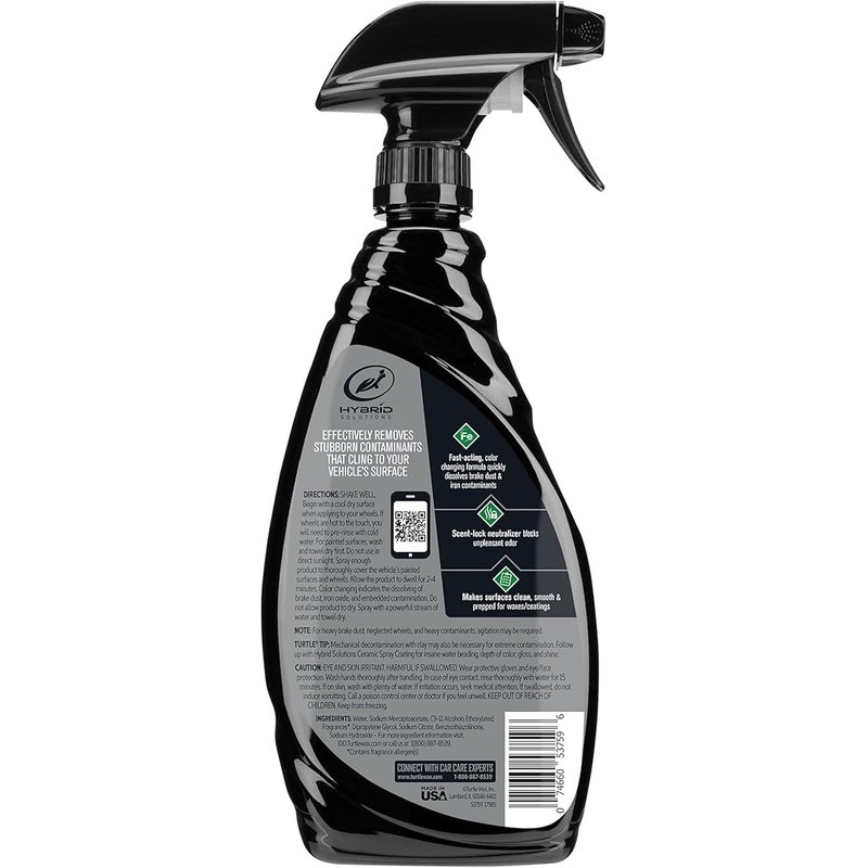 Powerful Iron Remover Car Paint & Wheels Scent Neutralizer Safe Easy Use