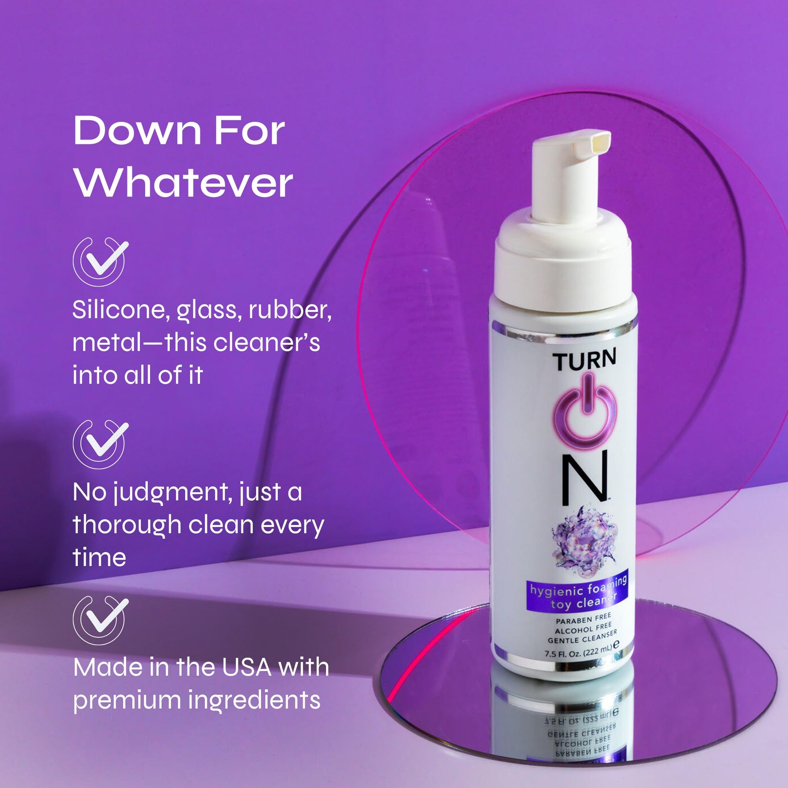 Hygienic Foaming Cleaner, 7.5 Ounce All Purpose Alcohol Gentle Cleansing Spra…