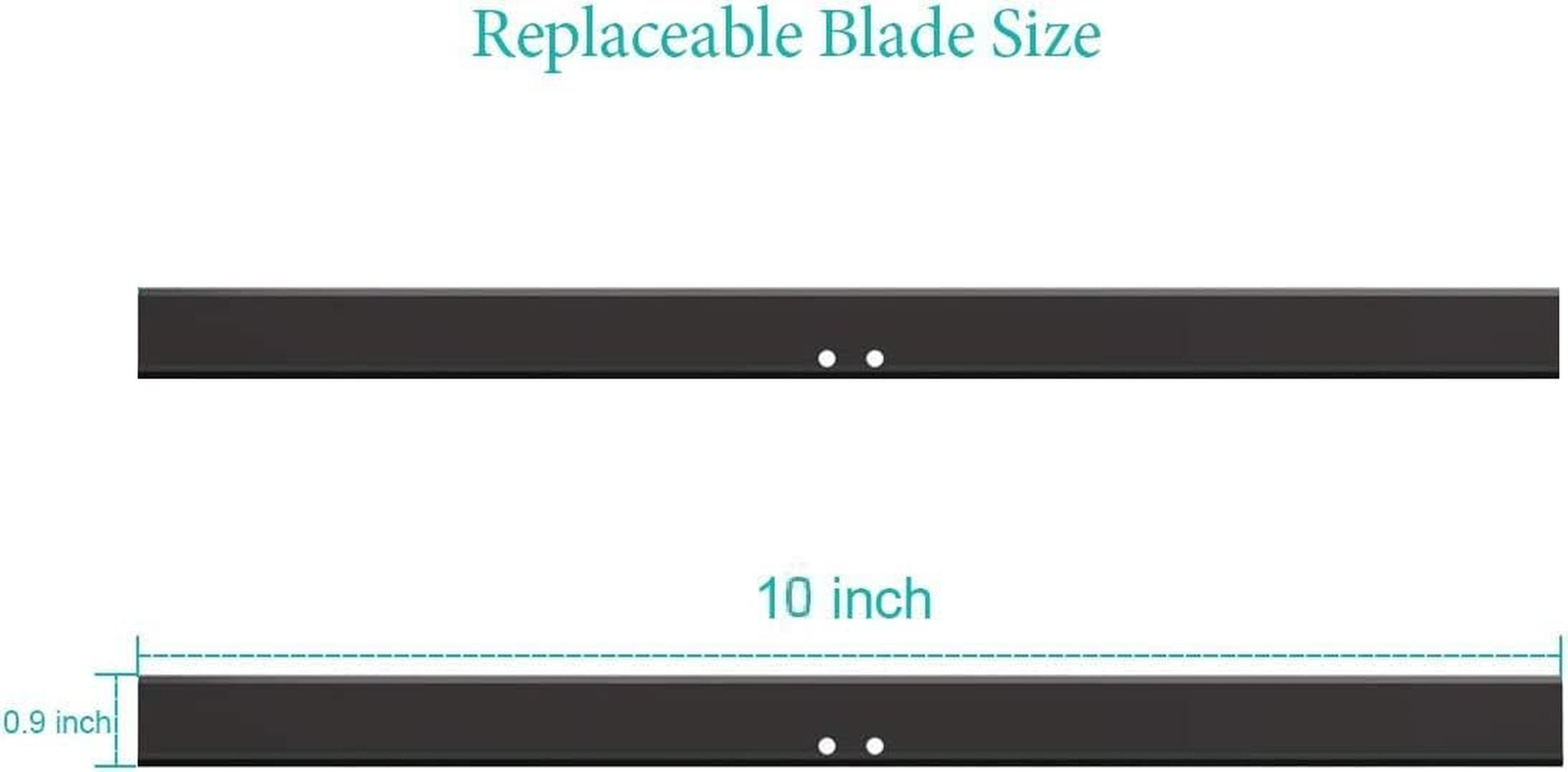 Standard Shower Glass Doors Squeegee Replacement Silicone Rubber Blade 10 inch 2