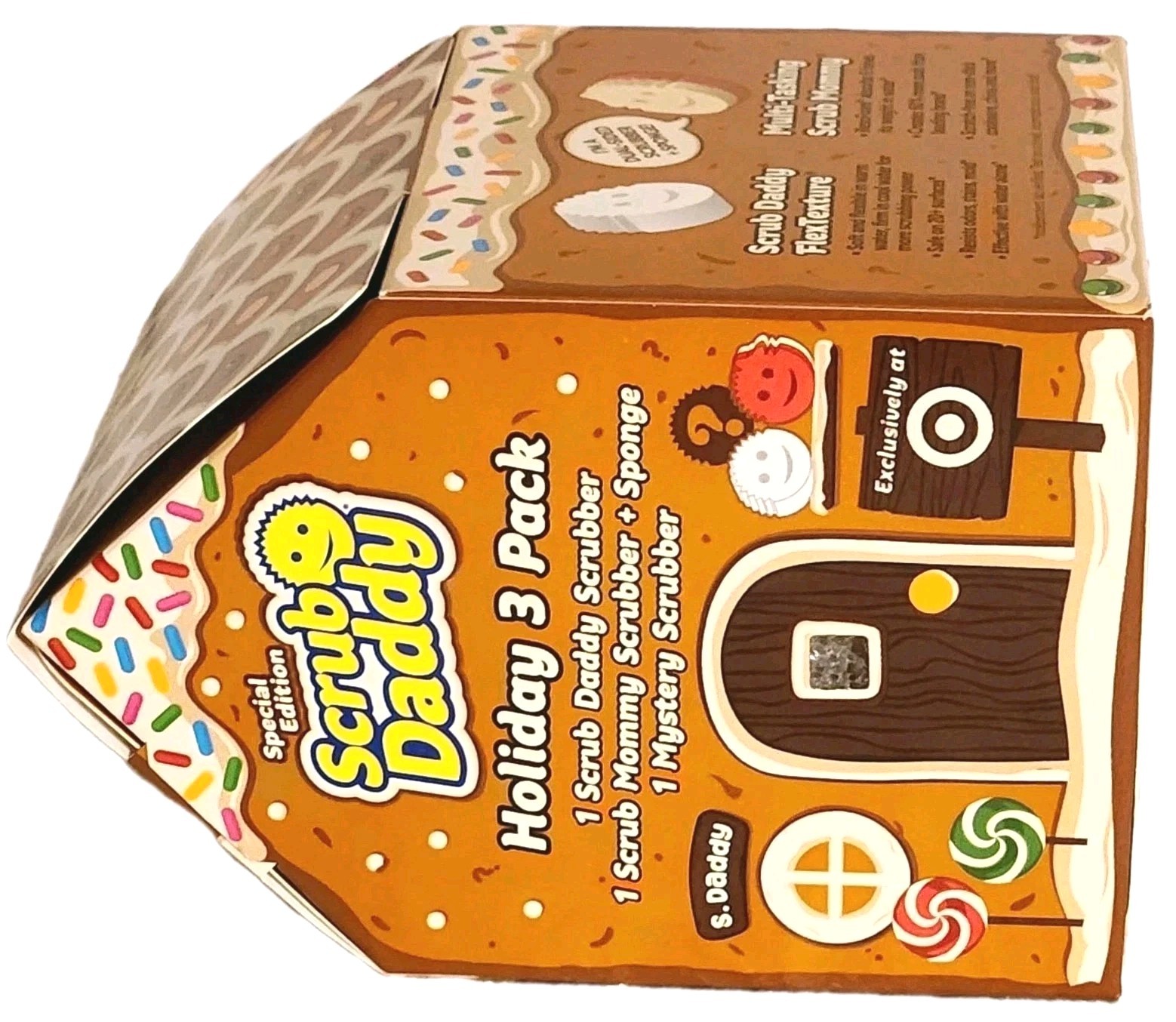 Scrub Daddy + Mommy Scrubber + Holiday Mystery Scrubber, 3 Pack, Special Edition