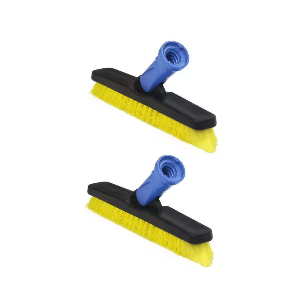 Lock-On Swivel Grout Brush (2-Pack) Free Shipping New