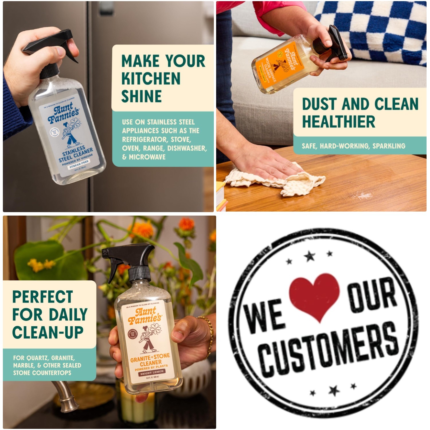 Home Surface Cleaning Spray Variety Pack