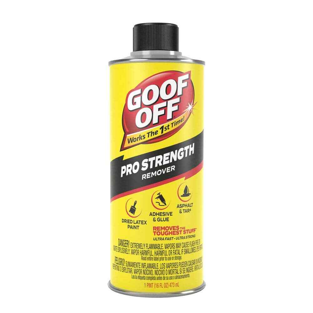Goof Off 128 Fl Oz Professional Strength Latex Paint And Adhesive Remover NEW