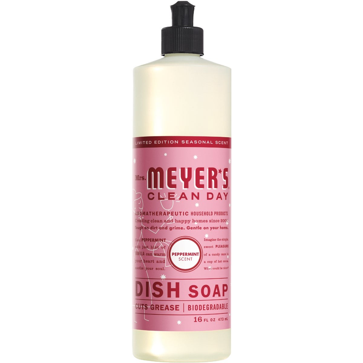 Mrs. Meyer’s Clean Day 16 Oz. Peppermint Liquid Dish Soap 70212 Mrs. Meyer’s