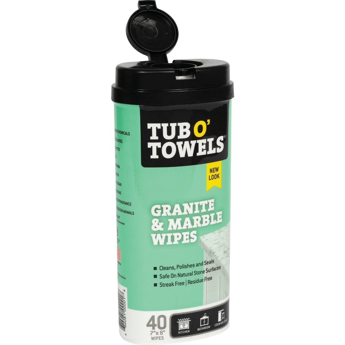 Tub O’ Towels Granite & Marble Wipes (40-Count) TW40-GR Tub O’ Towels FedPro