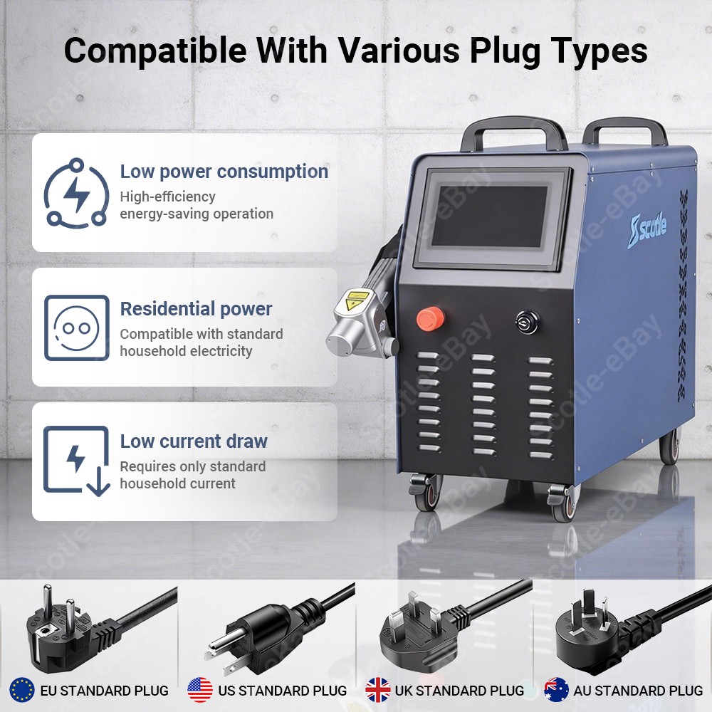 Air Cool Rlaser 1500W/2000W Fiber Laser Cleaning Machine Rust Oil Paint Remove