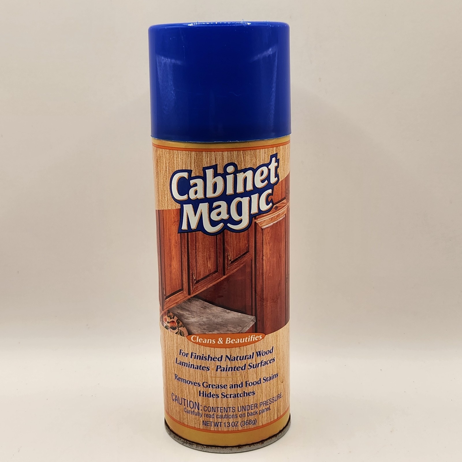 Vintage Original Cabinet Magic Cleaner 13 oz Aerosol Spray Can Approx 85% Full