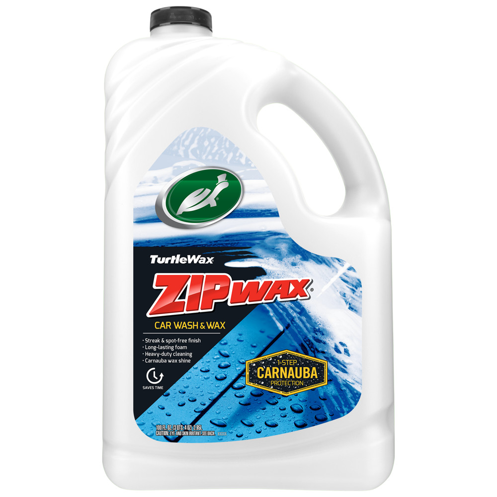 Turtle Wax Zip Wax Quick and Easy Car Wash and Wax, 100 oz