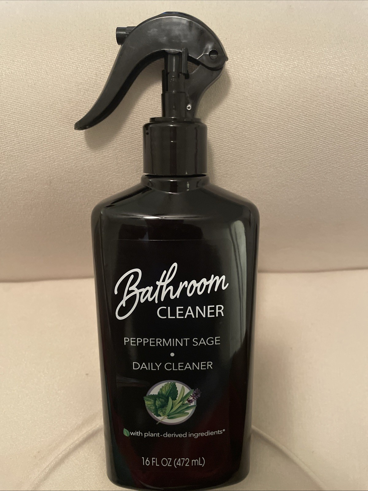 Bathroom Cleaner Peppermint Sage 16 oz Spray Bottle Pack of 2 Daily Cleaning New
