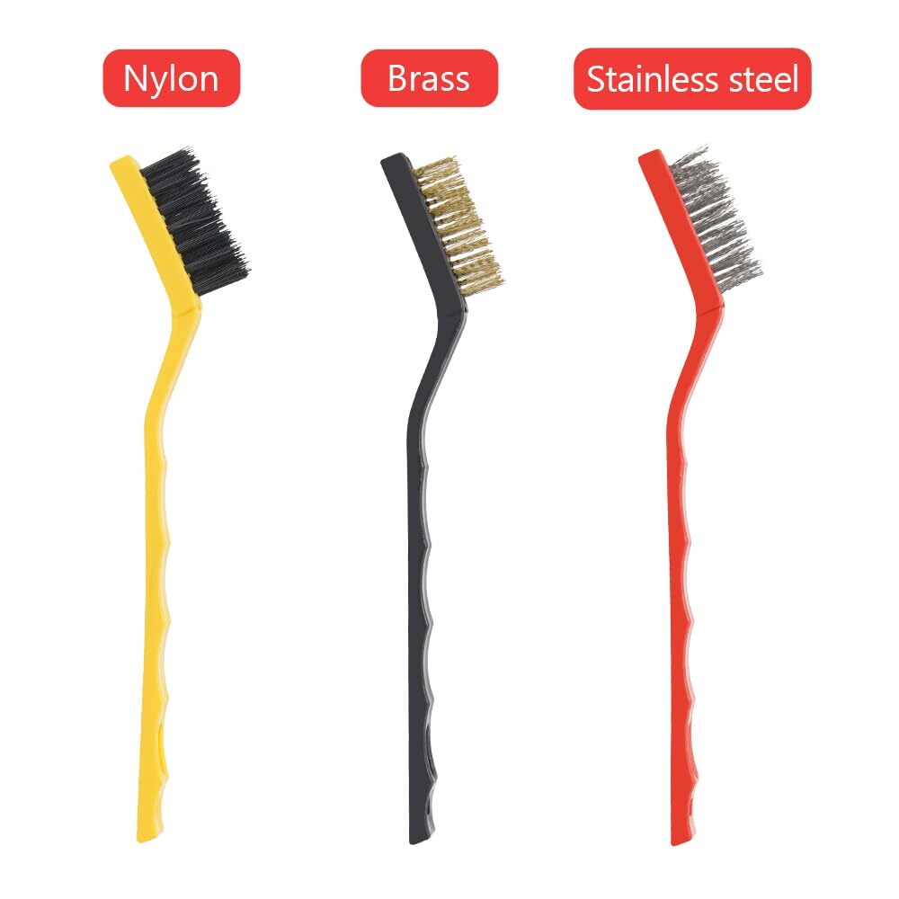 9 Pcs Car Detailing Brush Set for Wheel Tire Engine and Hard to Reach Areas