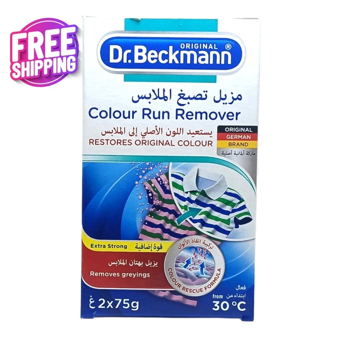 Dr. Beckmann Colour Run Remover, Restores Original Color, Removes Greyings