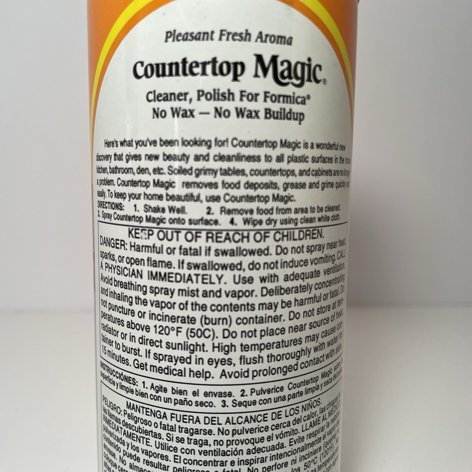 Countertop Magic 13 Oz Original Spray Formica Laminates DISCONTINUED