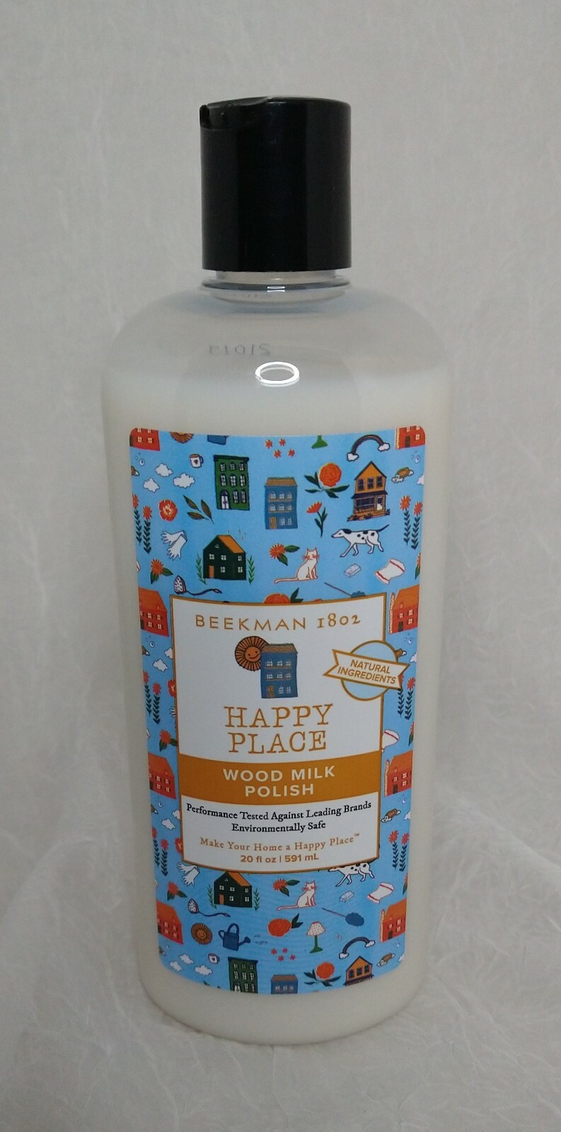 Beekman 1802 Happy Place Wood Milk Polish with Goat Mitt, 20 oz, New, Ship Free