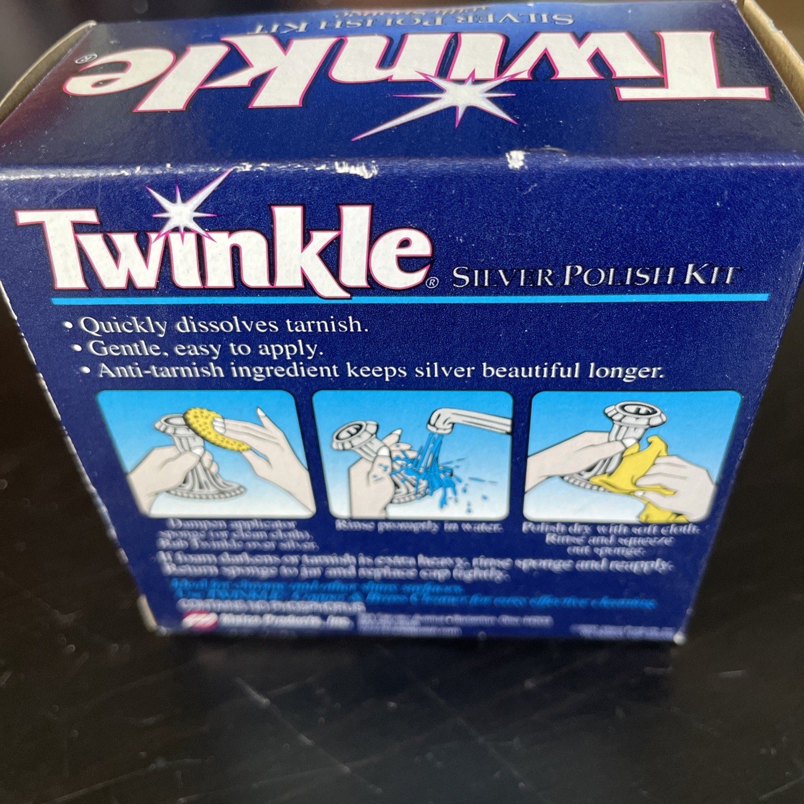 Twinkle Silver Polish Kit 4 3/8oz Jar Anti Tarnish