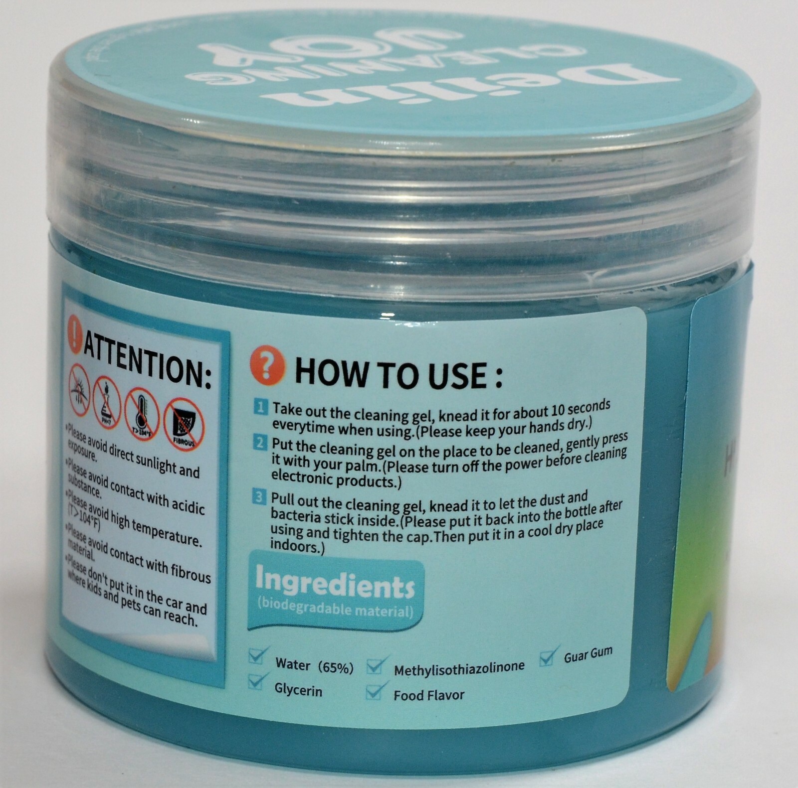 Deilin 2 Pack Cleaning Gel Kit – 5.6 oz./160G – Blue