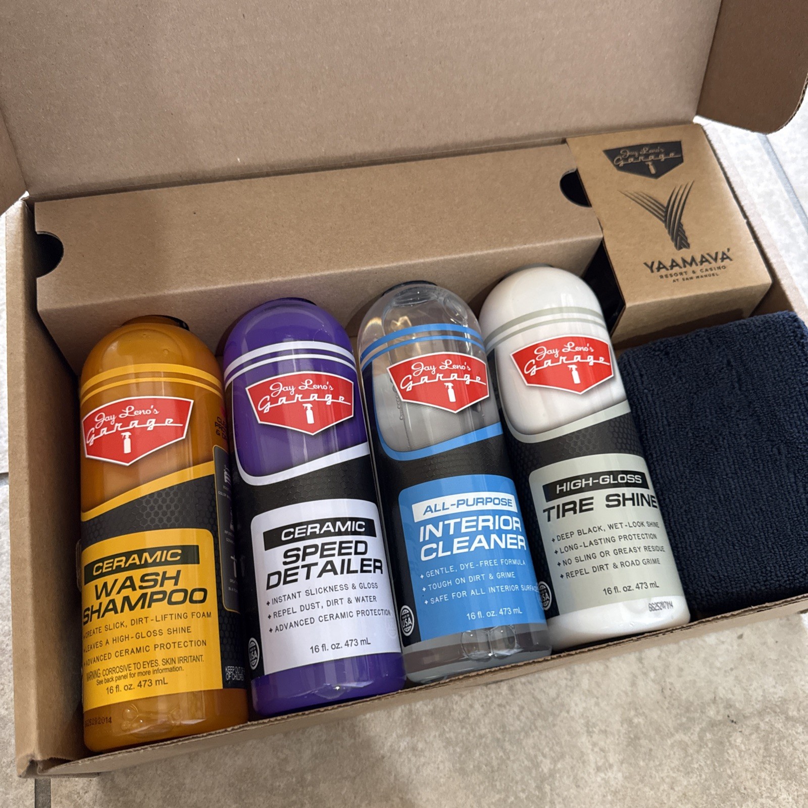 Jay Leno’s Garage Ultimate Car Wash Kit Signed by Jay Leno