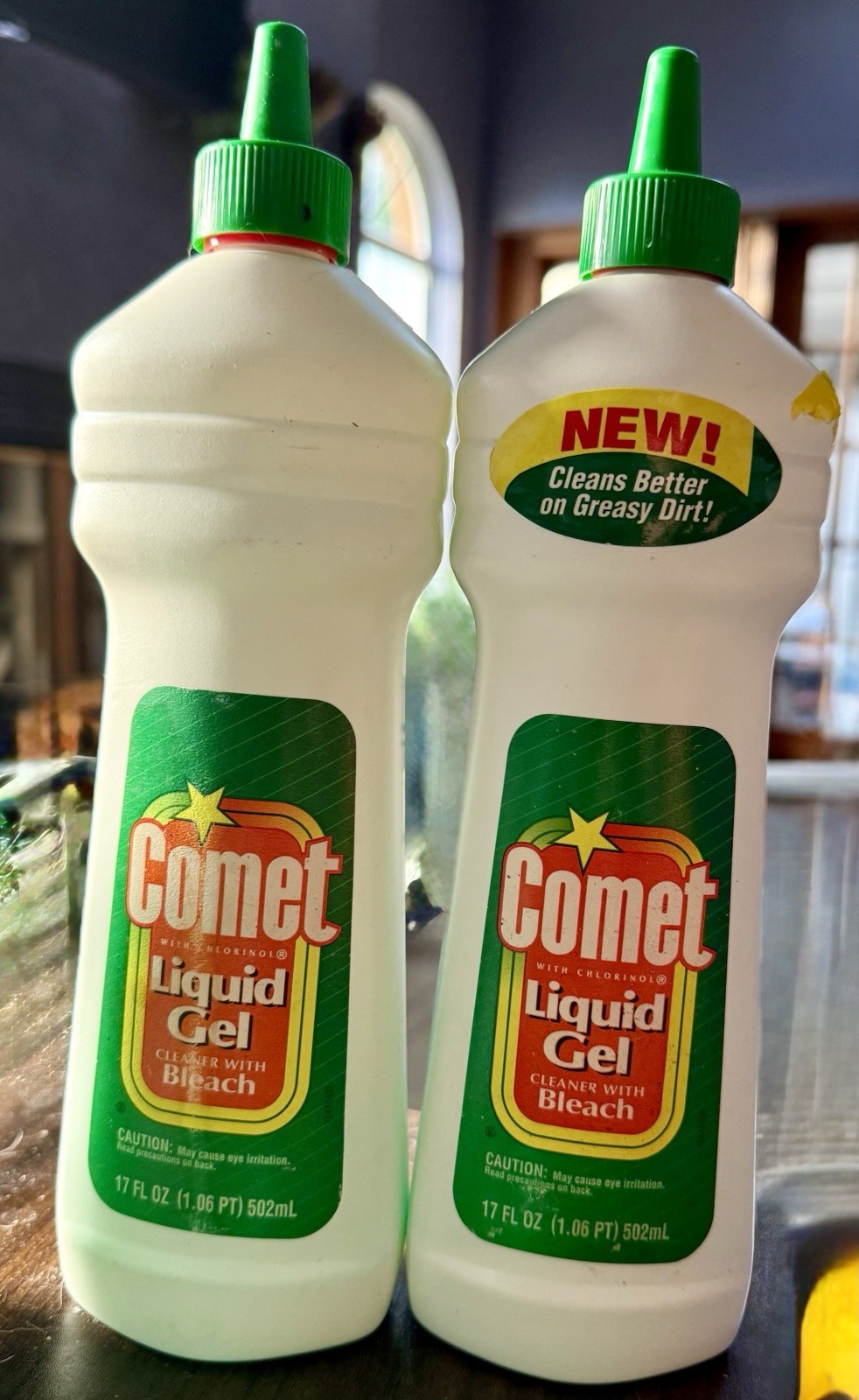 VTG. COMET LIQUID GEL 17oz.~LOT OF 2~NEW