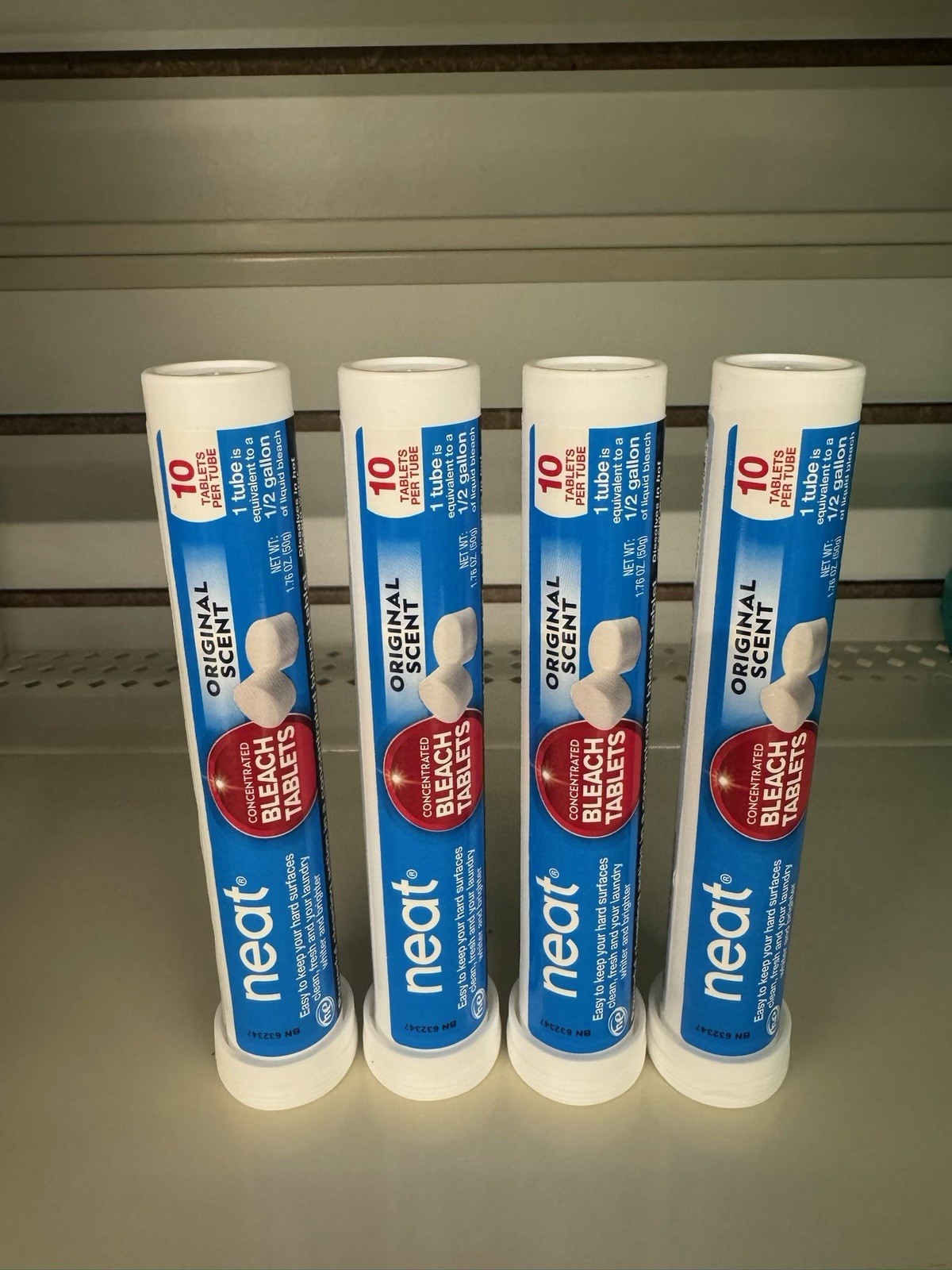 8pk Neat Bleach Tablets Ultra Concentrated Original Scent 10ct Ea, 80 Tabs