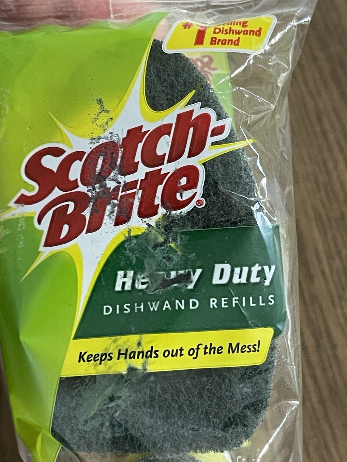 3M Scotch-Brite Heavy Duty Dishwand Scrubber Refill 2 pk