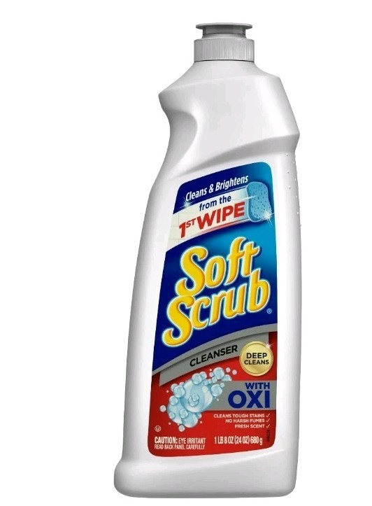 Soft Scrub Multi-Purpose Cleanser with OXI, Surface Cleaner, 24 Ounce