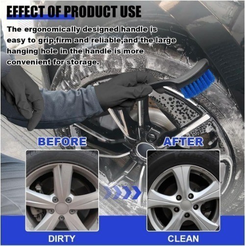 8.3×2.5 Inch Carpet Cleaning Brush, Scrub Brush for Floor Mats, Ca Color: Blue