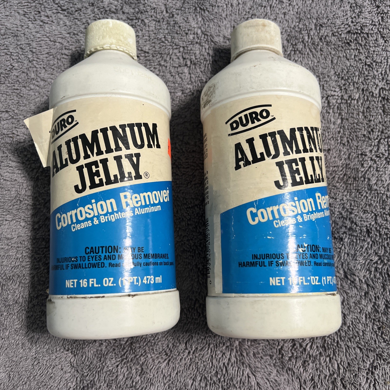 Duro by Loctite Aluminum Jelly Cleaner & Brightener 16Fl Oz New Discontinued NOS