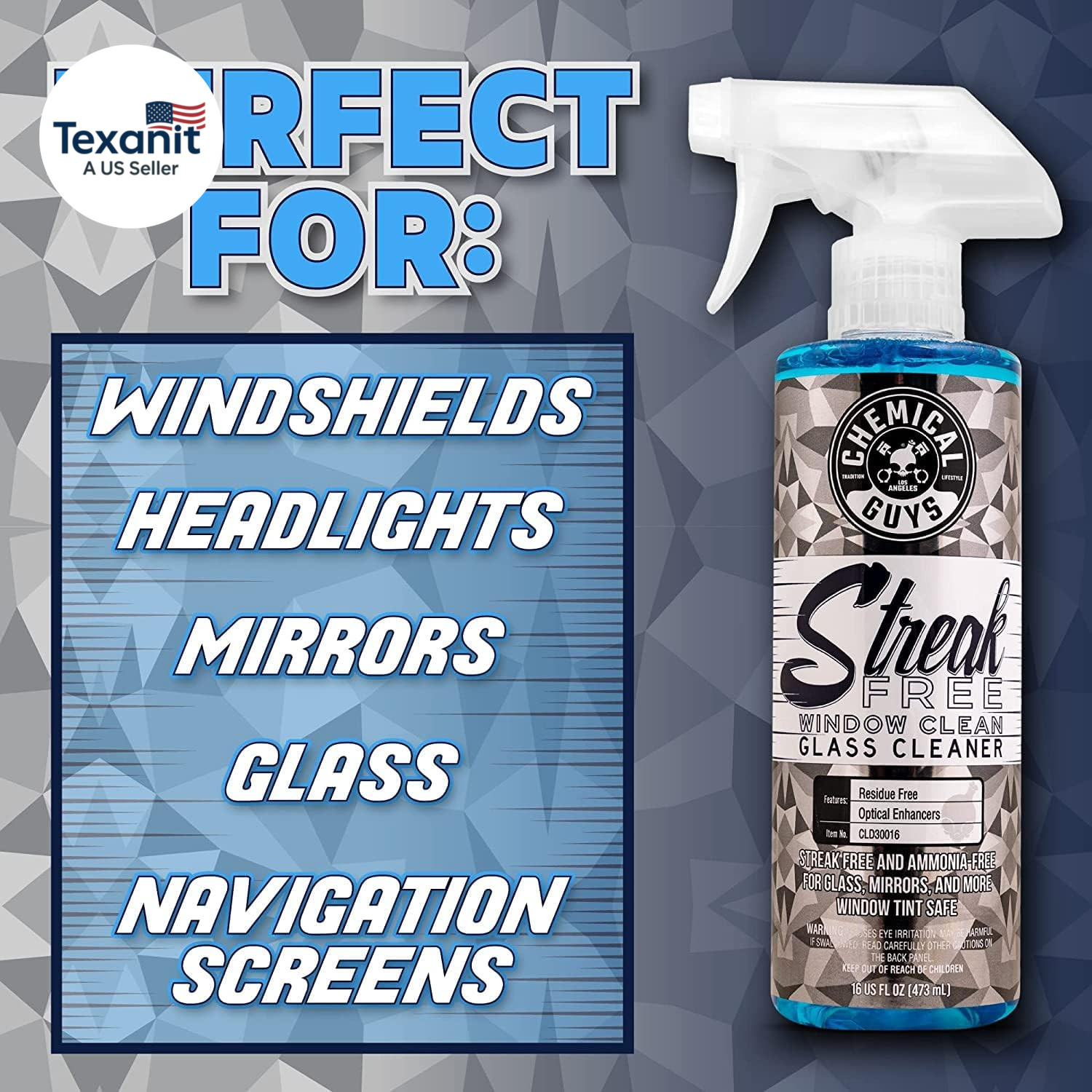 Car Interior Detailing Kit – VRP Protectant, Nonsense Cleaner, Streak Free Glass
