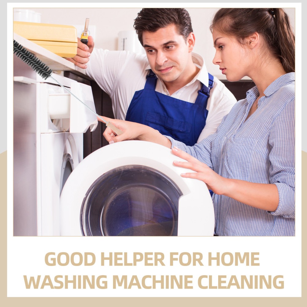 2pcs Washing Machine Cleaning Brushes Dryer Cleaner Brushes Pipe Brushes