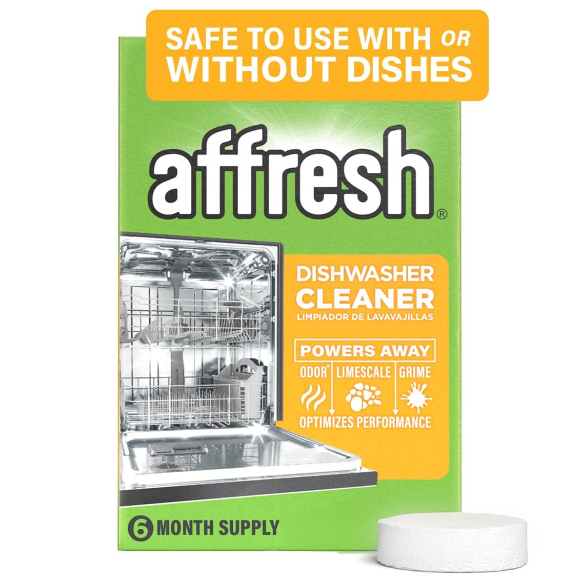 Dishwasher Cleaner, Helps Power Away Odor Causing Bacteria, Limescale, Minera…