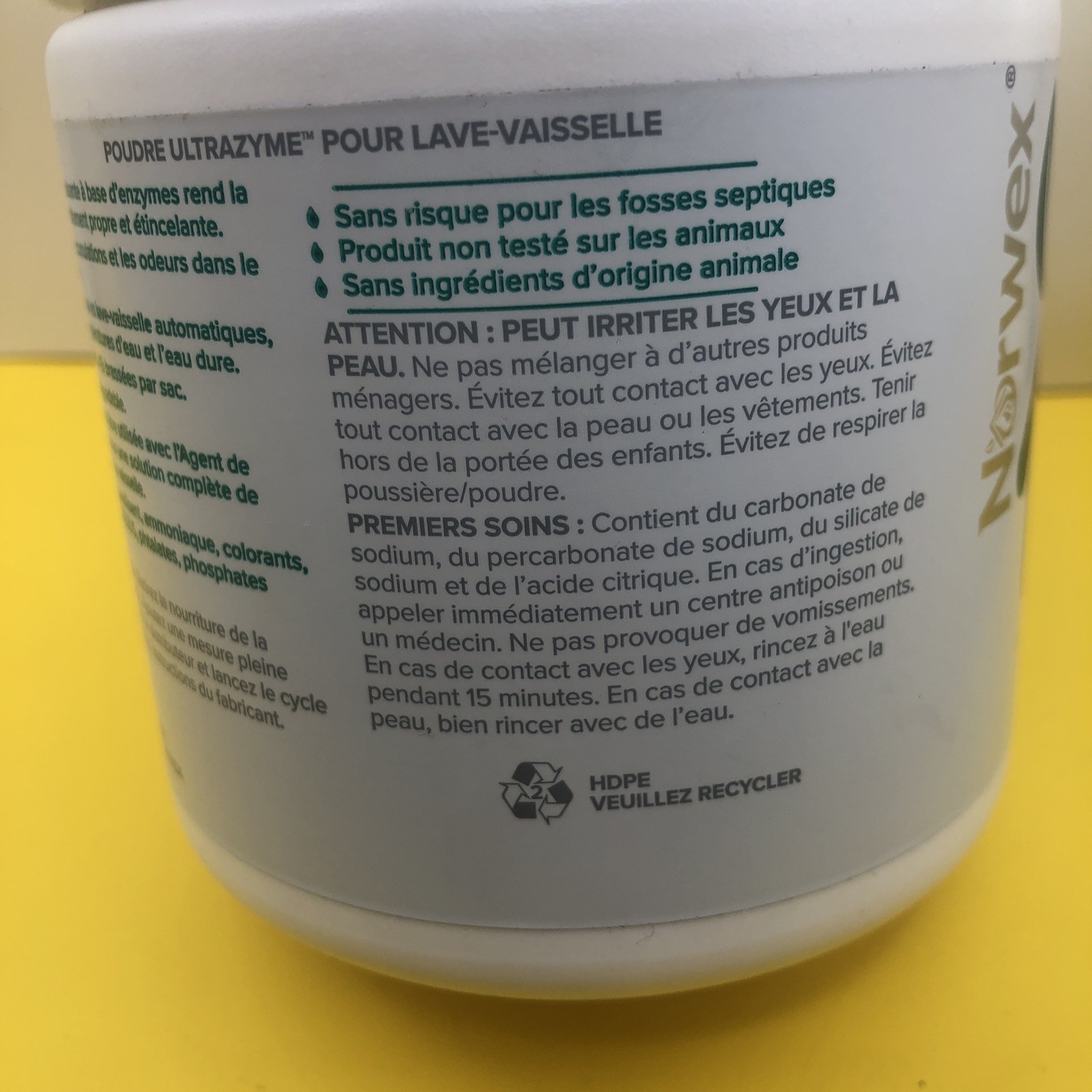 NEW Norwex, UltraZyme Dishwasher Powder 450g/15.87oz