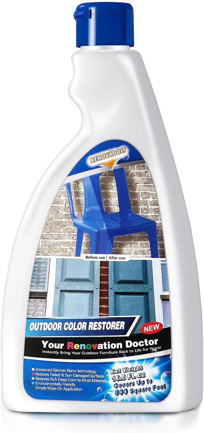 Outdoor Color Restorer 16.5oz Plastic Vinyl Shutter Restorer Faded Sun-Damage…