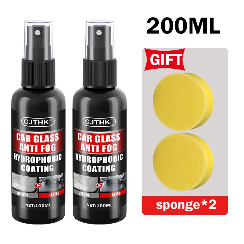 Car Glass Anti-Rain Water Repellent Nano Coating Hydrophobic Waterproof Spray