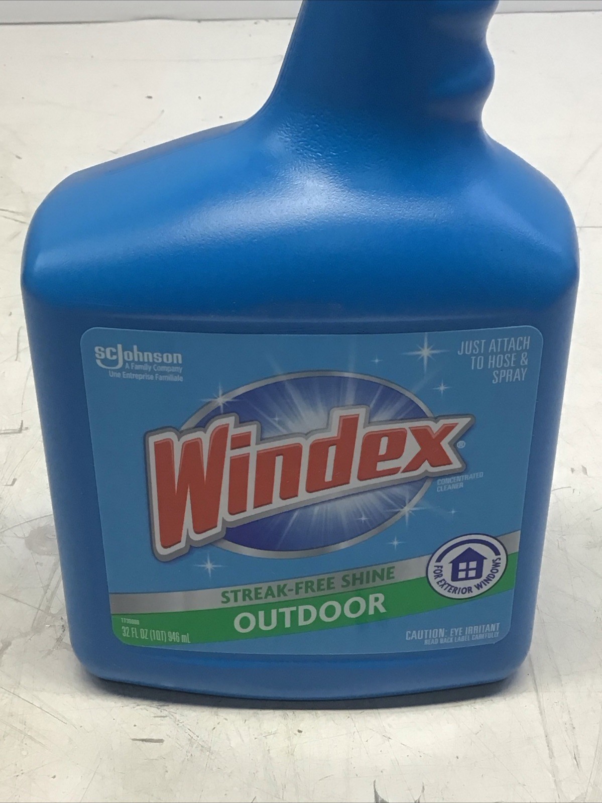 Windex Outdoor Glass & Patio Cleaner 32 Fl Oz Connects to Hose End