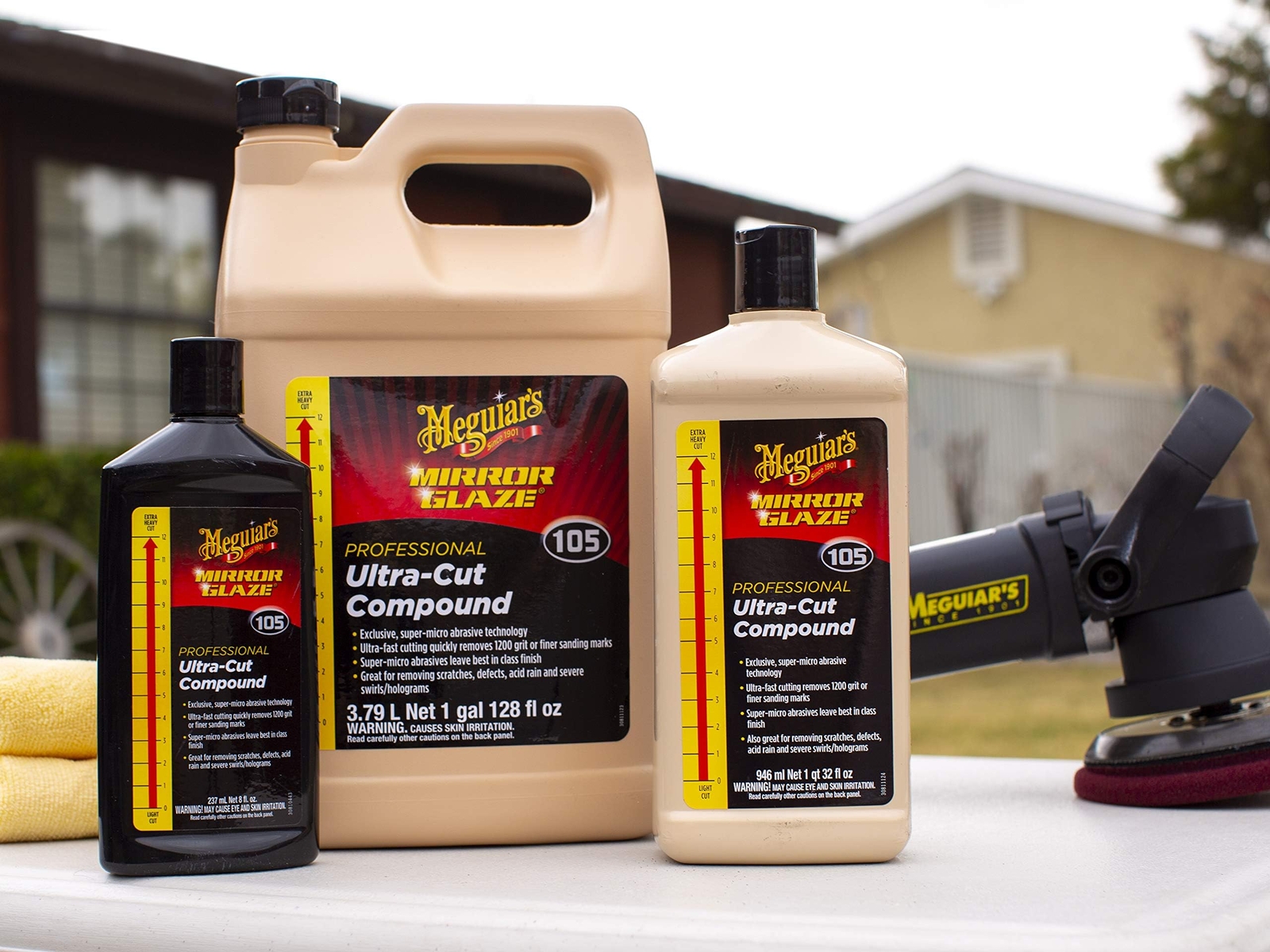 Meguiar’s Mirror Glaze Ultra-Cut Compound Removes Scratches and Restores Car …