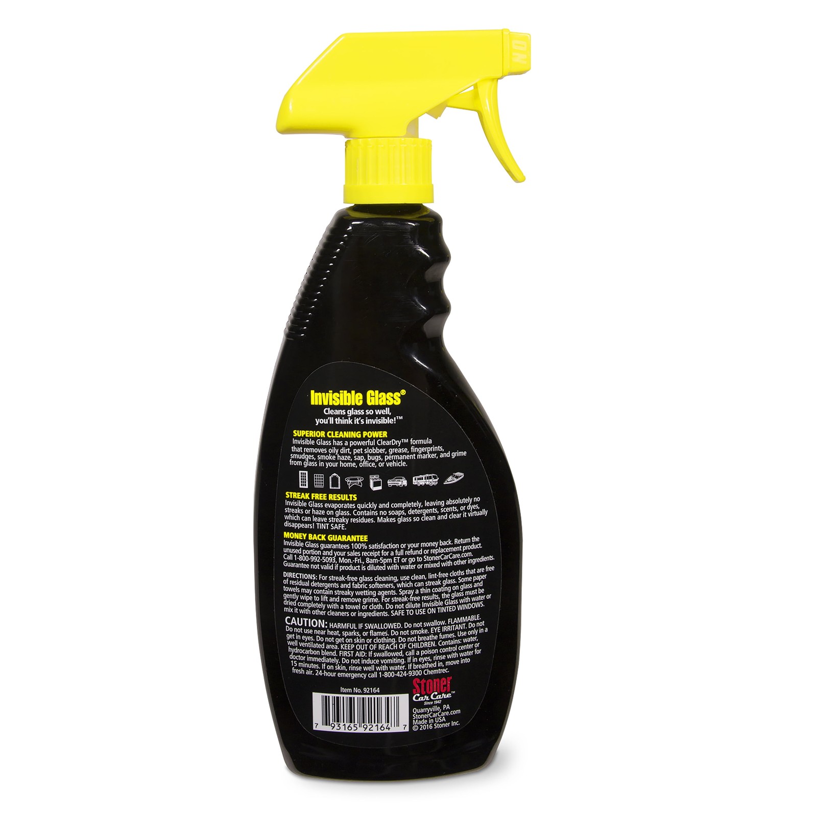 Invisible Glass 92164 Premium Glass Cleaner Spray Automotive and Home Window