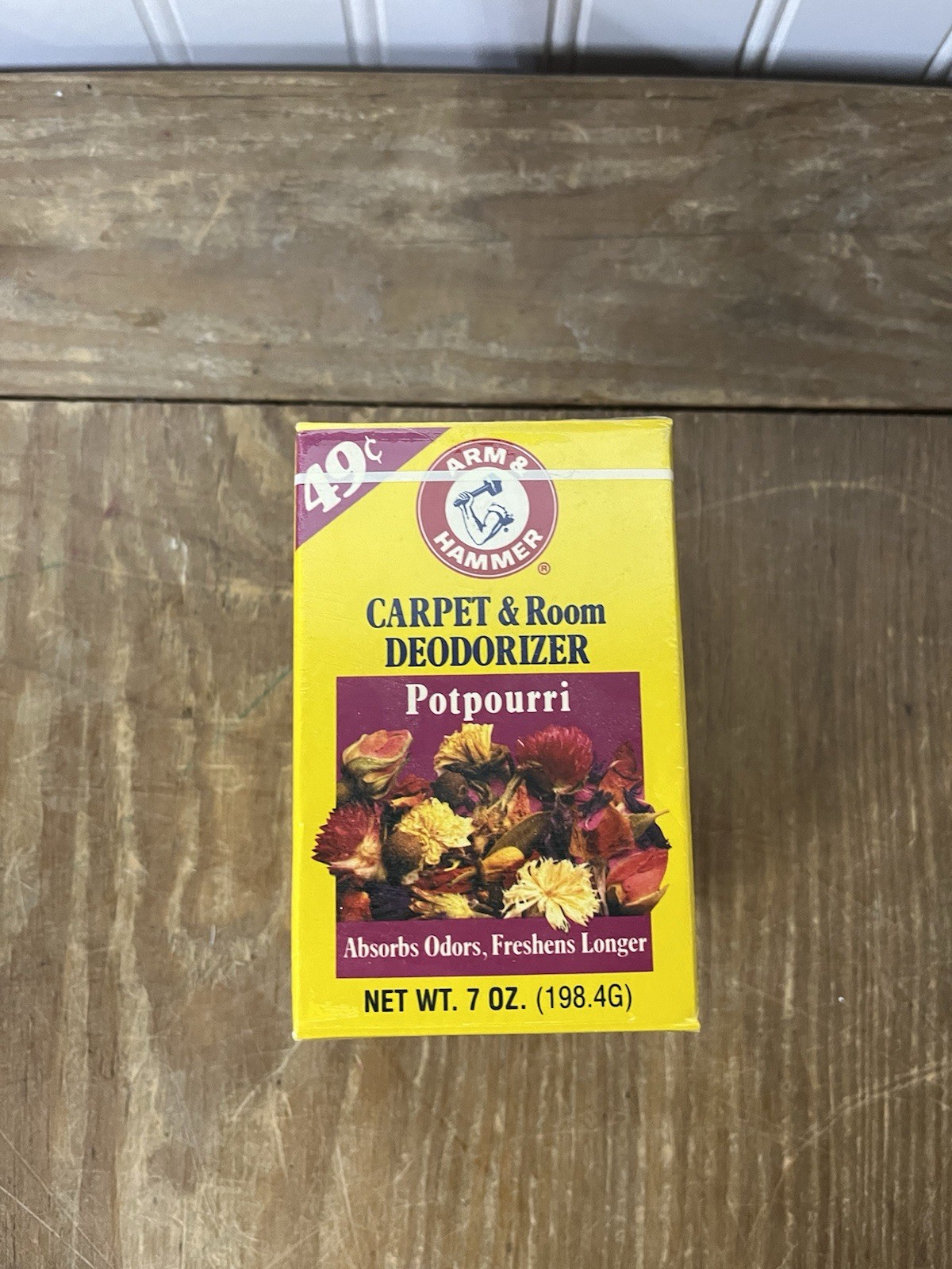 Vintage 1990 Arm And Hammer Capet & Room Deodorizer Potpourri 7oz NOS