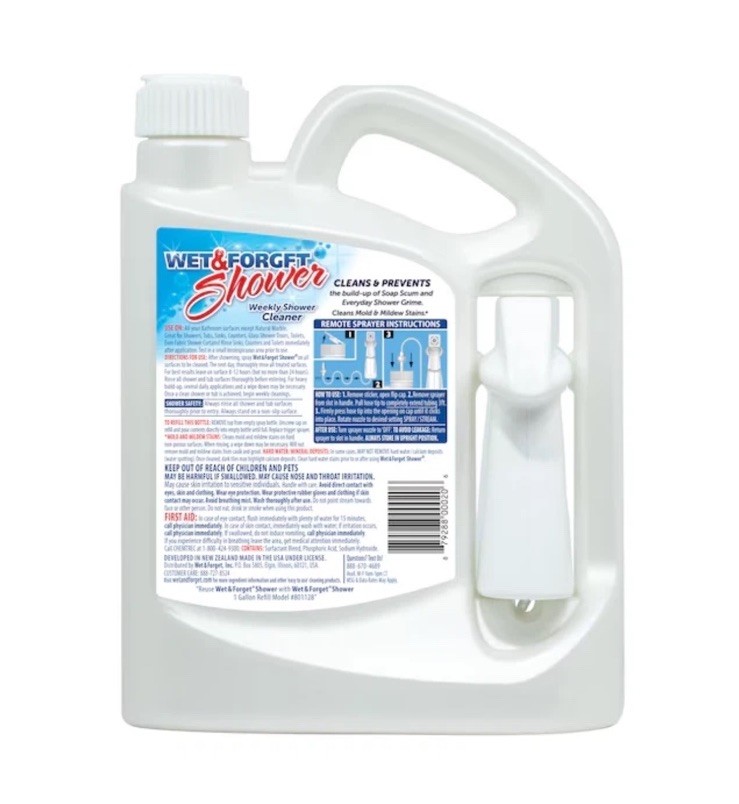 Wet & Forget 64 Fluid ounce(s) Soft vanilla essence Shower and Bathtub Cleaner