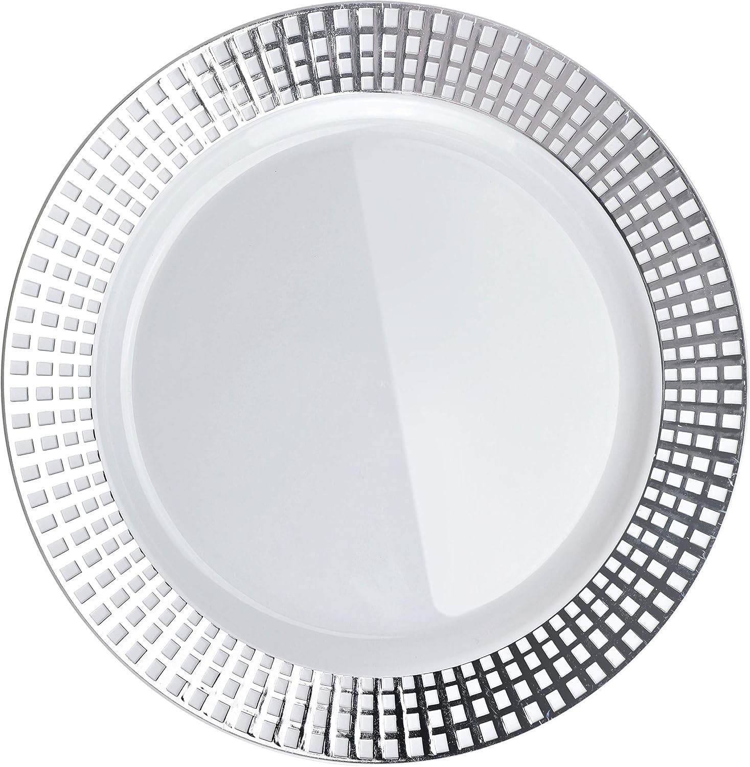OCCASIONS 240 Plates Pack,(120 Guests) Premium Wedding Party Disposable Plasti