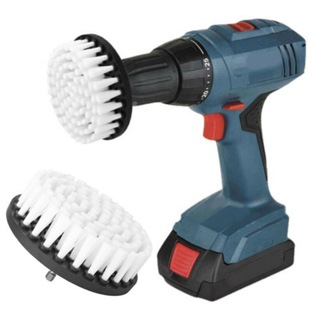 4in Electric Drill Brush For Carpet for TILE Leather Upholstery Cleaning