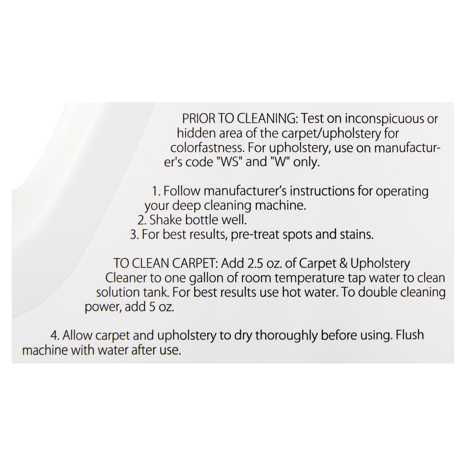 Carpet & Rug Cleaners, Fresh Scent, 64 Fluid Ounce 2137