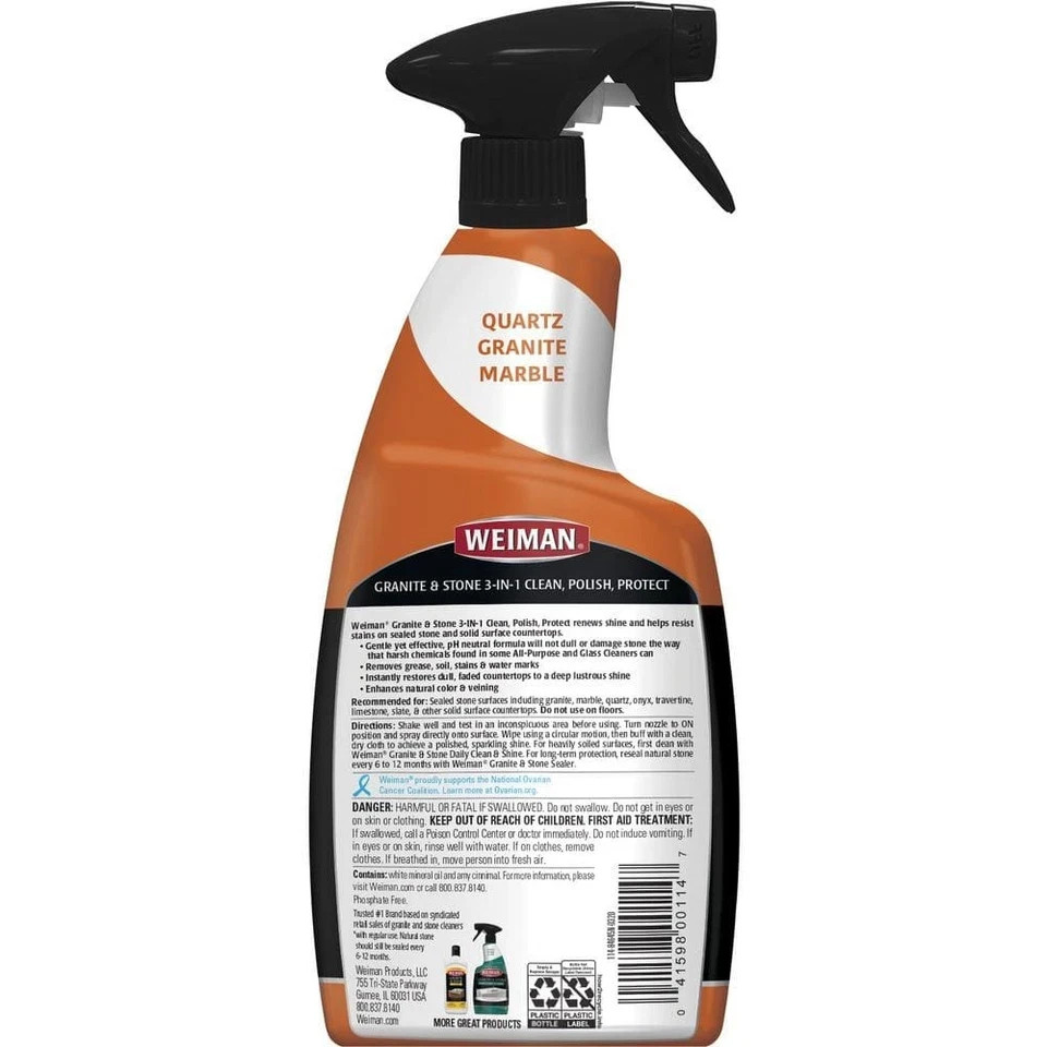 24 oz. Granite and Stone 3-in-1 Clean Shine and Protect Countertop Polish